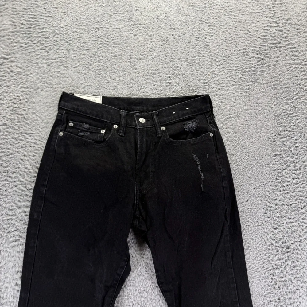 Abercrombie & Fitch Jeans Mens 28x32 Black Cotton Denim Skinny Athletic Workwear